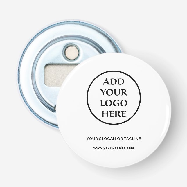 Business Company Corporate Professionell Plain Log Flasköppnare (Framsidan)