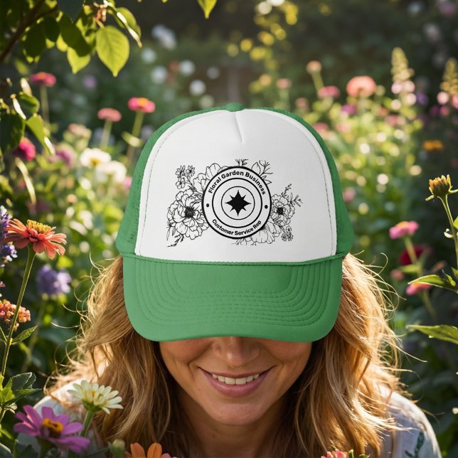 Business Company Logo Marketing Promotion Custom Keps (Business Company Logo Marketing Promotion Custom Trucker Hat to personalize for your business.)