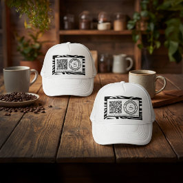 Business Company Logo Specials QR Code Custom   Keps