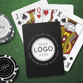 Business Company Logotyp Brand Photo Black Modern Casinokort