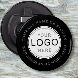 Business Company Logotyp Brand Photo Black Modern Flasköppnare
