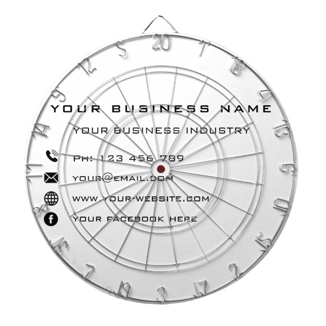 Business Company Promotional Office Dartboard Gift Darttavla (Framsidan)