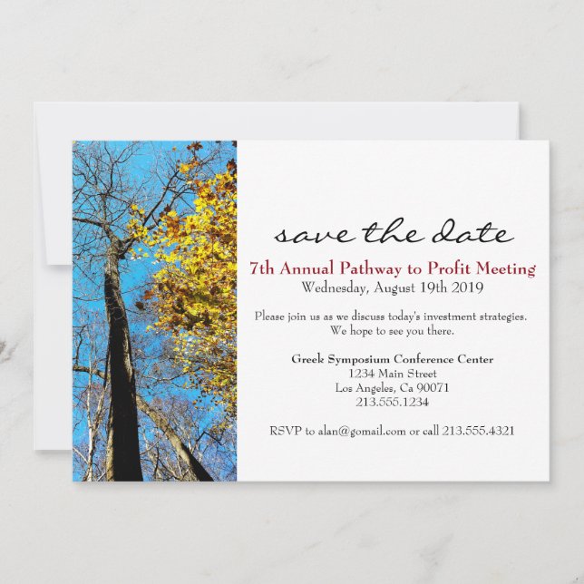 Business Conference - inbjudan till företagshändel (Framsida)