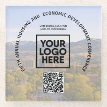 Business Conference Replace Photo Logo QR Code