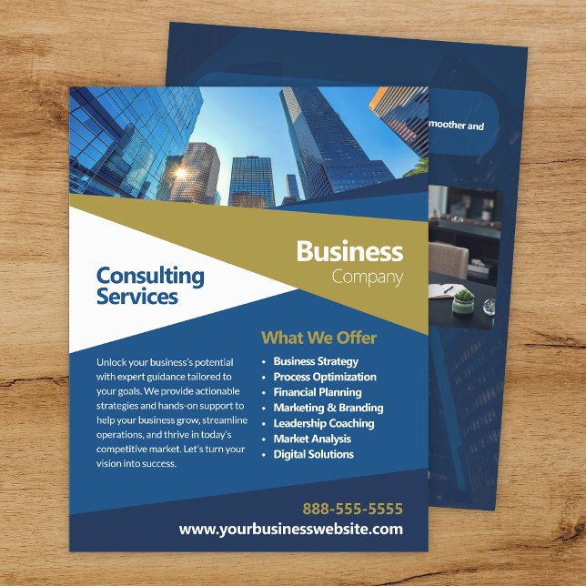 Business Consulting Corporate Flyer Template (Skapare uppladdad)