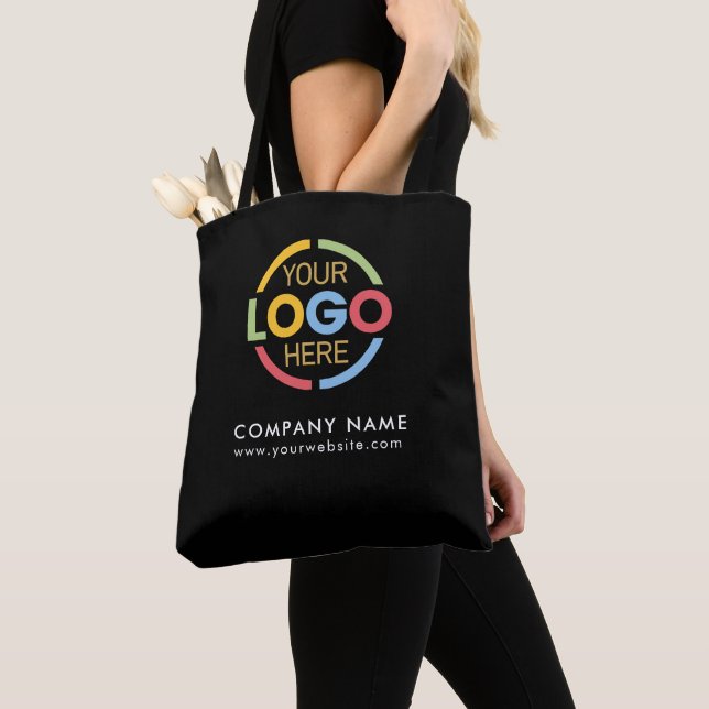Business Corporate Company Logo Promotional Gift  Tygkasse (Närbild)