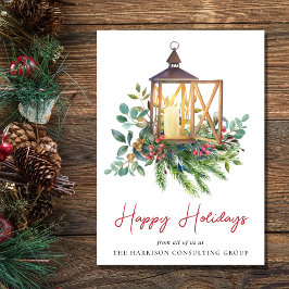 Business Corporate Logotyp QR-kod - jul Helgkort