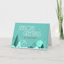 Business Corporate Winter Säsonhälsningars Card Helgkort