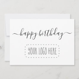 Business Customer Grattis på födelsedagen Card - l Tack Kort