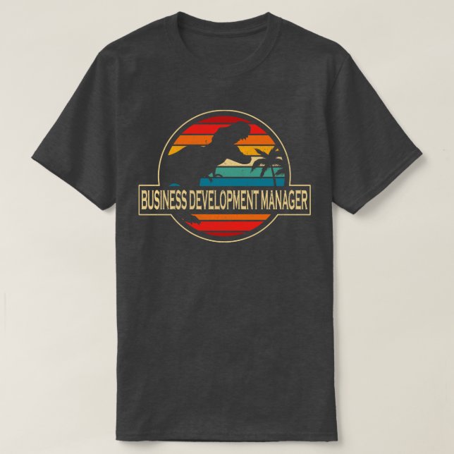 Business Development Manager Dinosaur T Shirt (Design framsida)