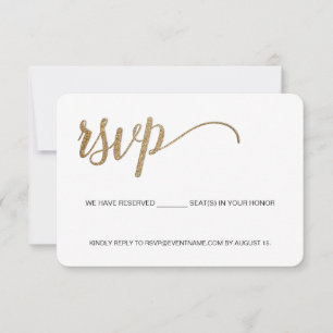 Business event logotyp faux Guld-e-postmeddelande OSA Kort