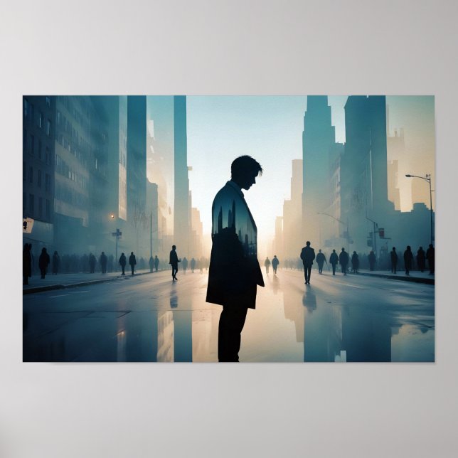Business Finance Office Dubbla Exposure Poster (Framsidan)