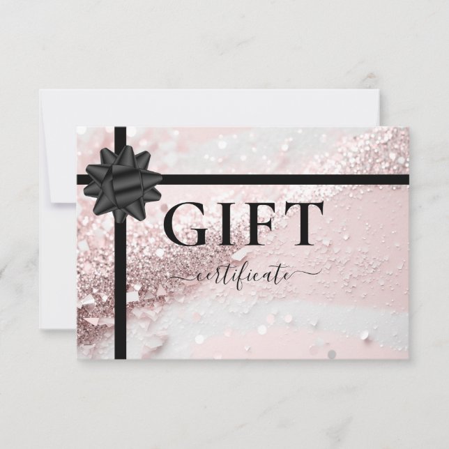 BUSINESS GIFT CERTIFICATE | Band | GLITTER (Framsida)