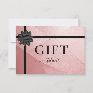 BUSINESS GIFT CERTIFICATE   Band   Ljusrosa