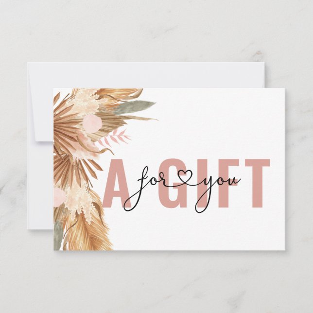 BUSINESS GIFT CERTIFICATE | BOHO TROPICAL (Framsida)