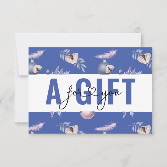BUSINESS GIFT CERTIFICATE | Christmas  Pattern (Framsida)
