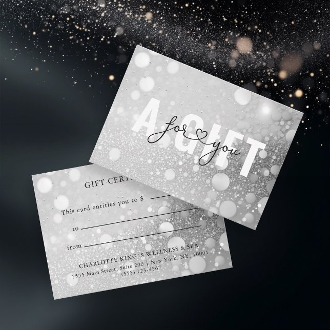 BUSINESS GIFT CERTIFICATE | GLITTER (Skapare uppladdad)