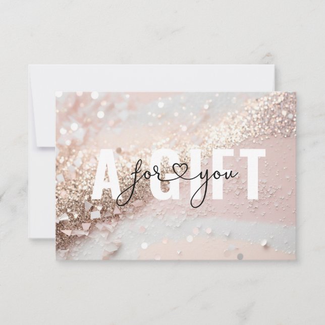 BUSINESS GIFT CERTIFICATE | GLITTER (Framsida)