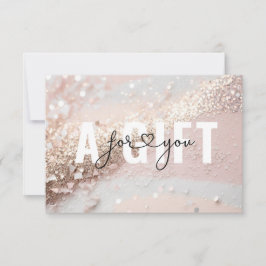 BUSINESS GIFT CERTIFICATE | GLITTER