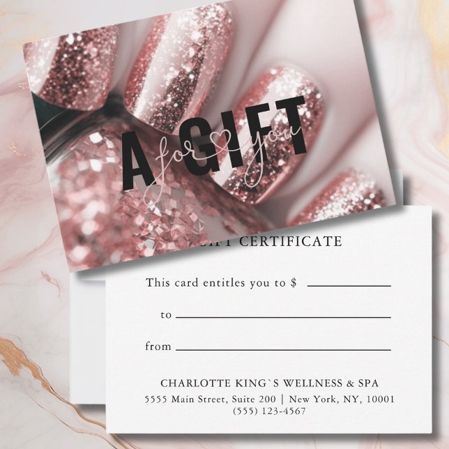 BUSINESS GIFT CERTIFICATE | GLITTER NAGEL (BUSINESS GIFT CERTIFICATE | Glitter Nails)