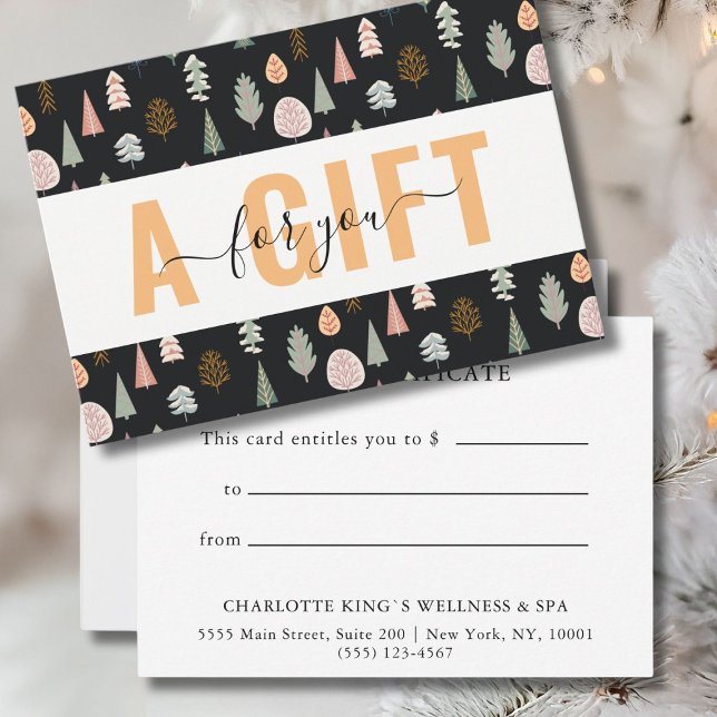 BUSINESS GIFT CERTIFICATE | Jul| Winter Träd (BUSINESS GIFT CERTIFICATE | Christmas| Winter Tree)