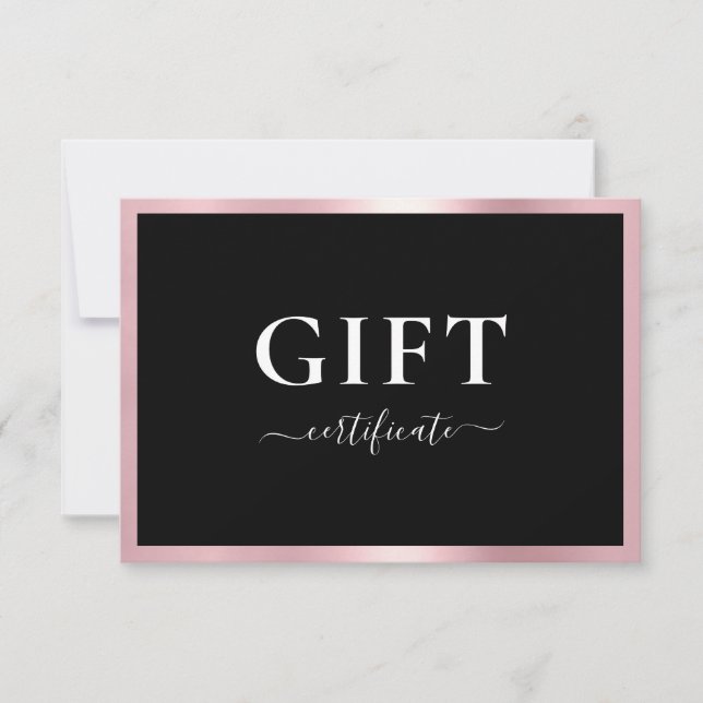 BUSINESS GIFT CERTIFICATE | Modern | (Framsida)