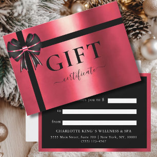 BUSINESS GIFT CERTIFICATE   Modern   Band