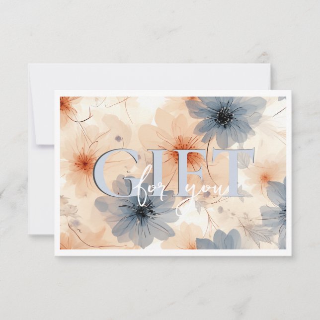 BUSINESS GIFT CERTIFICATE | Modern | BLOMMIGT | (Framsida)