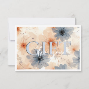 BUSINESS GIFT CERTIFICATE   Modern   BLOMMIGT  