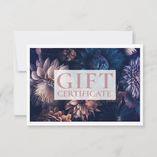 BUSINESS GIFT CERTIFICATE | Modern | BLOMMIGT | (Framsida)