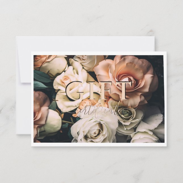 BUSINESS GIFT CERTIFICATE | Modern | BLOMMIGT | (Framsida)