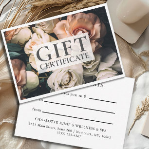 BUSINESS GIFT CERTIFICATE Modern BLOMMIGT