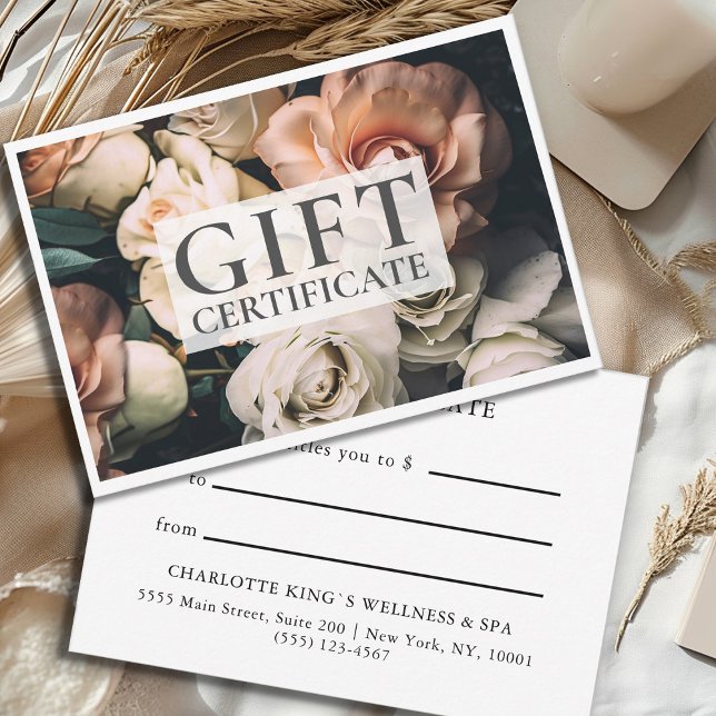 BUSINESS GIFT CERTIFICATE | Modern | BLOMMIGT | (Skapare uppladdad)