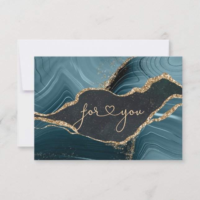 BUSINESS GIFT CERTIFICATE | Modern Marble Gold (Framsida)