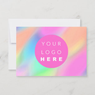 Business Gift Certificate Modern Social Logotyp QR