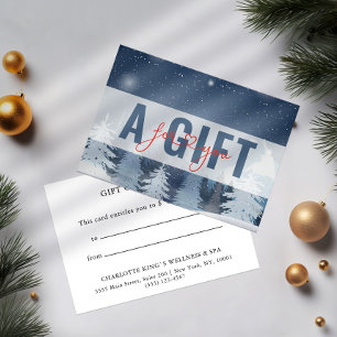 BUSINESS GIFT CERTIFICATE   Västerlandskap Snö