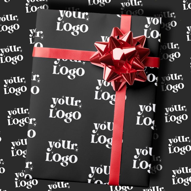 Business Gift Wrap, Anpassningsbar Logotyp Branded Presentpapper (Skapare uppladdad)