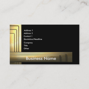 business_gold visitkort