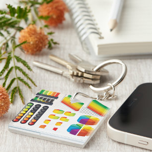Business Graphs Keychain
