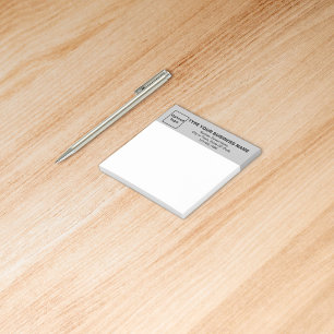 Business Grått-rubrik Vit kvadrat - inlägg anteckn Post-it Block