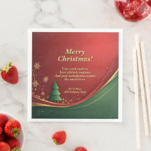 Business Group Namn Message Red jul Party