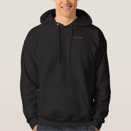 Business Guld Monogram Employee Namn Hoodie