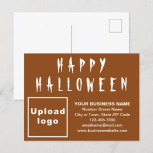 Business Halloween Brown Helgdag-vykort Helg Vykort
