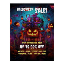 Business Halloween fest Sale Promotional 2 Poster