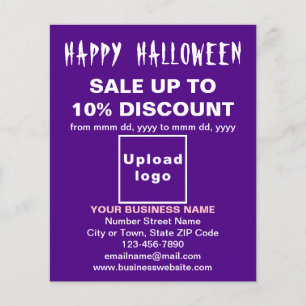 Business Halloween-försäljning på Lila Flyer