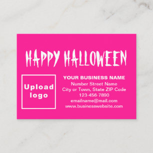 Business Halloween Hälsning på Rosa-höljeskort Tilläggskort
