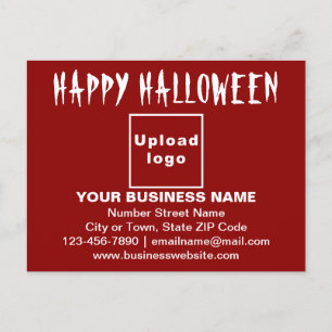 Business Halloween Hälsning på Rött vykort
