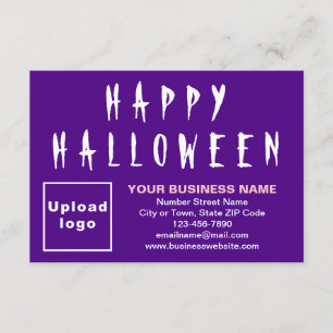 Business Halloween - kort för platt hälsning med l