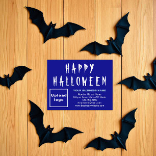 Business Halloween - litet, platt Helgdag-kort Julkort