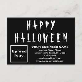 Business Halloween - litet, svart, platt kort